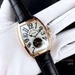 2017 New Replica Franck Muller Aeternitasi White Dial Rose Gold Watch